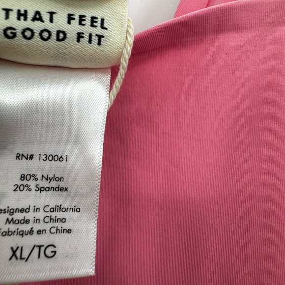 L*Space Seamless Katniss One Piece Swimsuit Guava Pink Size XL NWT - Picture 12 of 14